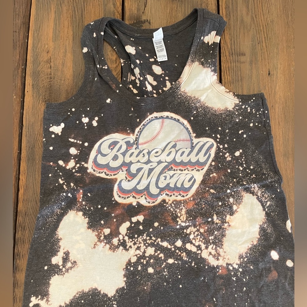 Baseball mom tank